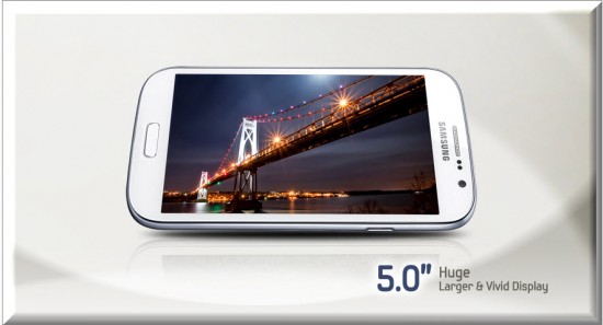 Samsung Galaxy Grand Blanco, pantalla 5