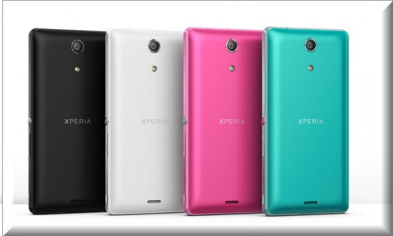 Sony Xperia ZR, colores