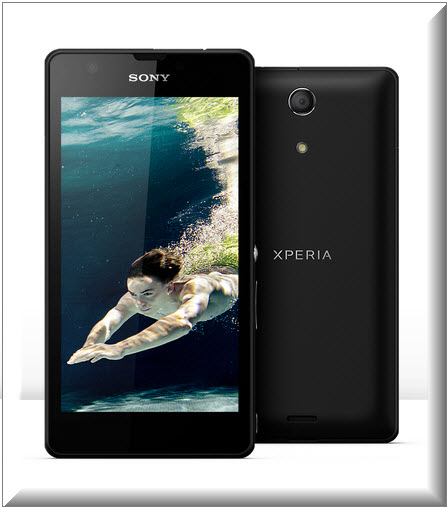 Sony Xperia ZR, color negro