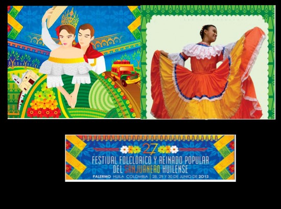 Festival Folclórico y Reinado Popular del Sanjuanero Huilense 2013