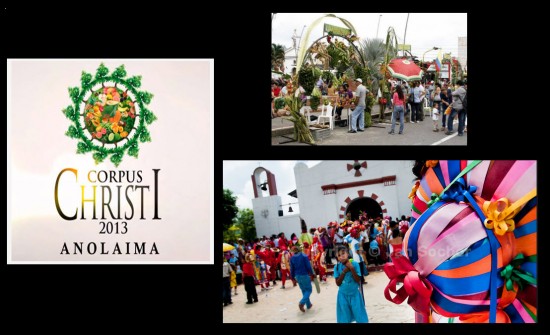 Fiestas Corpus Christi en Anolaima 2013 en Cundinamarca