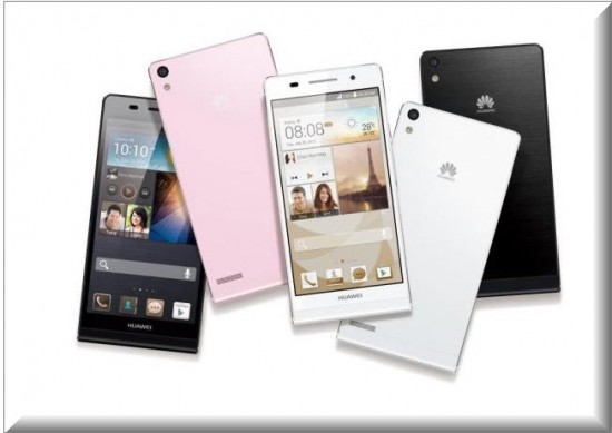 Huawei Ascend P6, colores