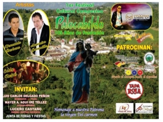 Festival cultural Campesino en Palocabildo