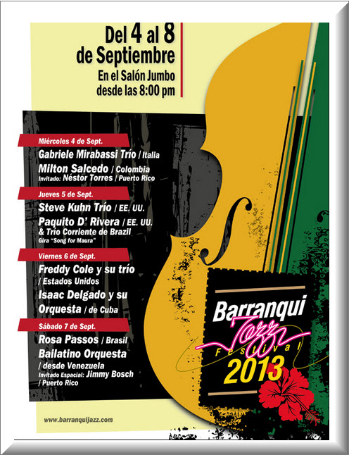 Programación Festival Barranquillaz 2013
