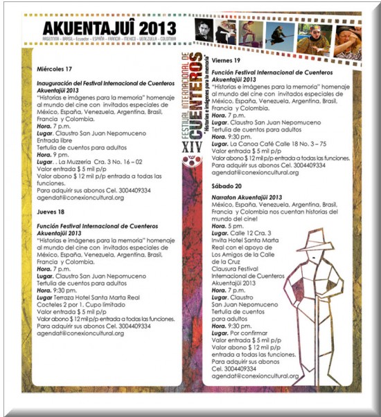  Festival Internacional de Cuenteros Akuentaüi 2013