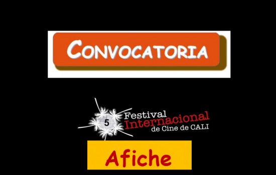 Convocatoria diseño afiche Festival Internacional de Cine de Cali 2013