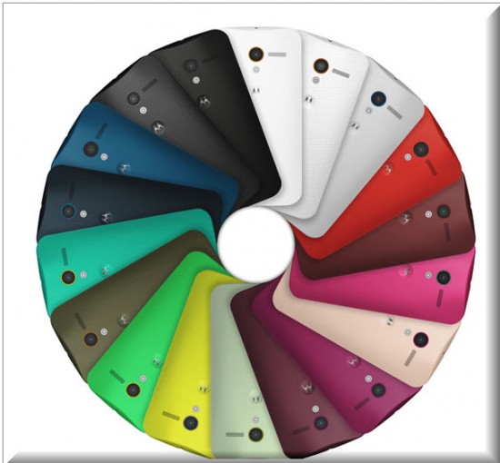 Motorola Moto X, Colores