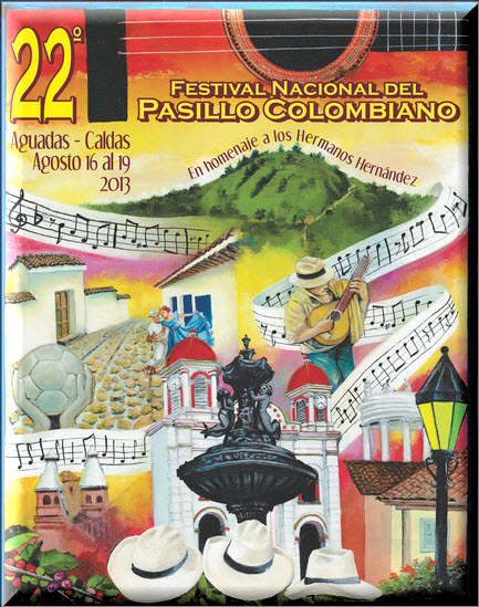 Programación Festival Nacional del Pasillo Colombiano 2013 en Aguadas