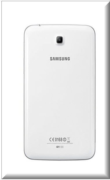 Samsung Galaxy Tab 3 7.0 3G, vista parte trasera