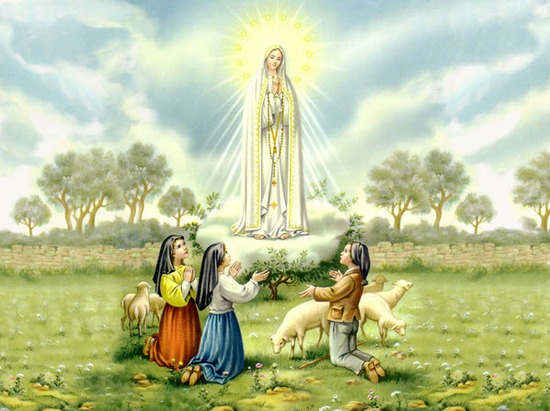 Aparición de la Virgen de Fátima el 13 de mayo 