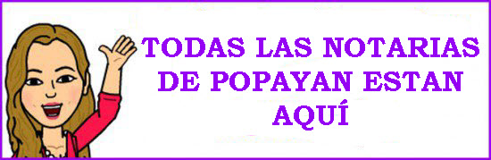 directorio de notarias en Popayan Cauca 2015