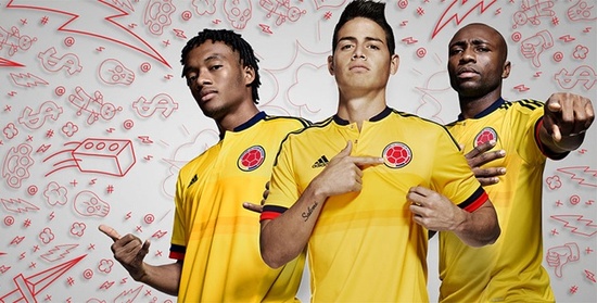 adidas presenta la nueva camiseta de la selección colombia