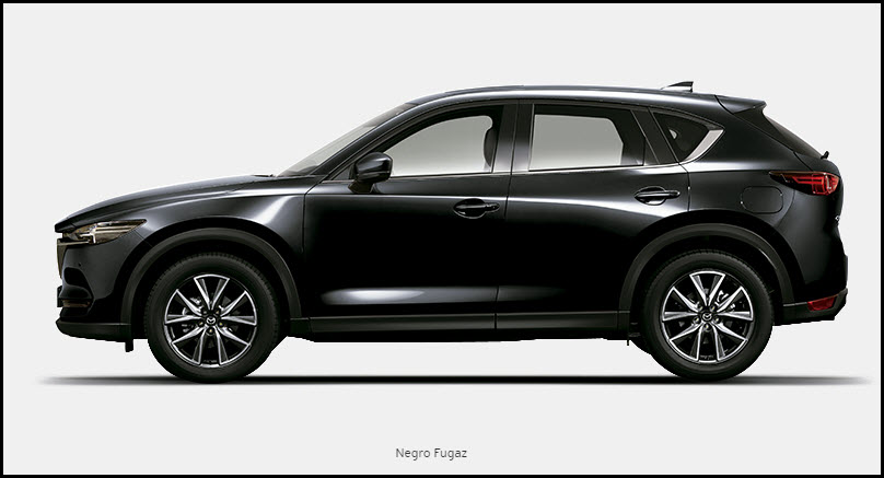 Vista de Mazda CX5 color Negro Fugaz