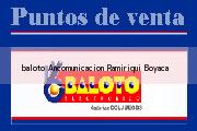<i>baloto Ancomunicacion</i> Ramiriqui Boyaca