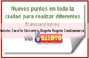 <i>baloto Carulla Unicentro Bogota</i> Bogota Cundinamarca