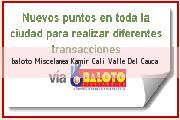 <i>baloto Miscelanea Kamir</i> Cali Valle Del Cauca