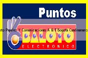 Baloto Papeles Y Comunicaciones A & T Bogota Cundinamarca