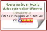 <i>baloto W S B Comunicaciones</i> Cali Valle Del Cauca