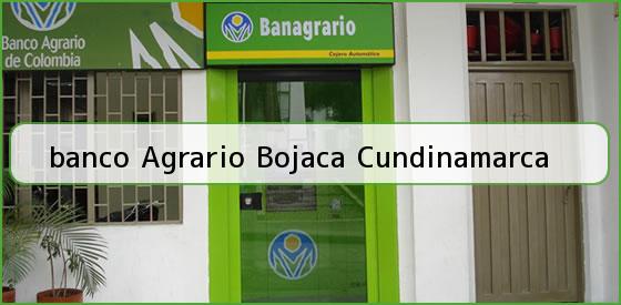 <b>banco Agrario Bojaca Cundinamarca</b>