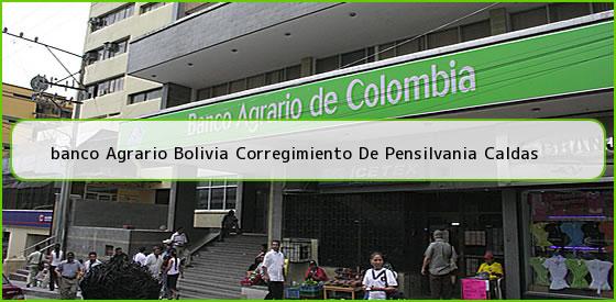 <b>banco Agrario Bolivia Corregimiento De Pensilvania Caldas</b>