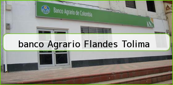 Ver banco agrario flandes tolima <b>banco Agrario Flandes Tolima</b>