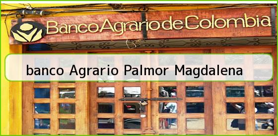 <b>banco Agrario Palmor Magdalena</b>