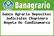 <i>banco Agrario Depositos Judiciales Chapinero Bogota Dc Cundinamarca</i>