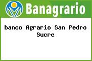 <i>banco Agrario San Pedro Sucre</i>