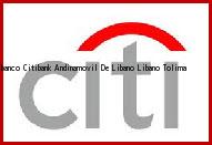 <i>banco Citibank Andinamovil De Libano</i> Libano Tolima