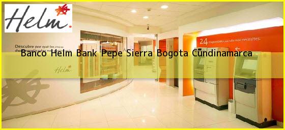 Banco Helm Bank Pepe Sierra Bogota Cundinamarca