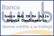 <i>banco Wwb 20 De Julio Bogota Cundinamarca</i>
