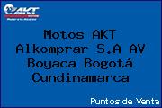 Motos AKT Alkomprar S.A AV Boyaca Bogotá Cundinamarca