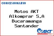 Motos AKT  Alkomprar S.A Bucaramanga Santander