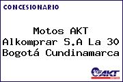 Motos AKT  Alkomprar S.A La 30 Bogotá Cundinamarca