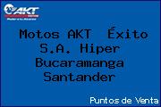 Motos AKT  Éxito S.A. Hiper Bucaramanga Santander