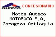 Motos Auteco MOTOBACA S.A. Zaragoza Antioquia