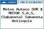 Motos Auteco SUR & MOTOR S.A.S. (Sabaneta) Sabaneta Antioquia