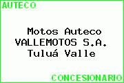 Motos Auteco VALLEMOTOS S.A. Tuluá Valle