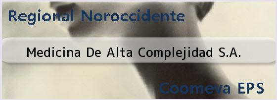 Medicina De Alta Complejidad S.A.