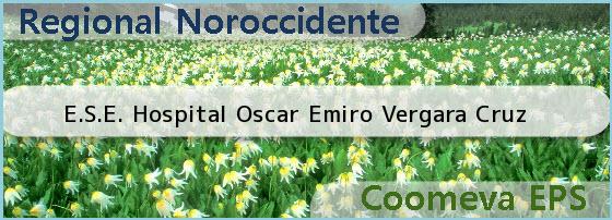 <i>E.S.E. Hospital Oscar Emiro Vergara Cruz</i>