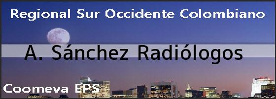 <i>A. Sánchez Radiólogos</i>