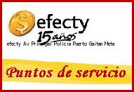 <i>efecty Av Principal Policia</i> Puerto Gaitan Meta