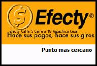 <i>efecty Calle 5 Carrera 18</i> Aguachica Cesar