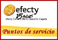 <i>efecty Calle 5 Dos</i> El Doncello Caqueta
