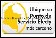 <i>efecty Calle Principal Cra 7</i> Puerto Triunfo Antioquia