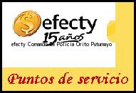 <i>efecty Comando De Policia</i> Orito Putumayo