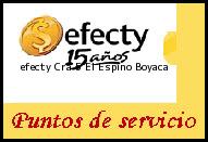 <i>efecty Cra 5</i> El Espino Boyaca