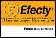 <i>efecty Dimonex Direccion General</i> Bogota Cundinamarca