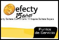 <i>efecty Duitama Cra 13 Calle 17 Esquina</i> Duitama Boyaca