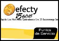 <i>efecty Extra Rapido Los Motilones Quebradaseca Cra 25</i> Bucaramanga Santander